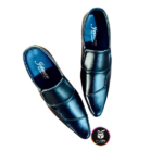 Men’s Premium Black Wedding Shoes – Elegant Formal Design - Image 2